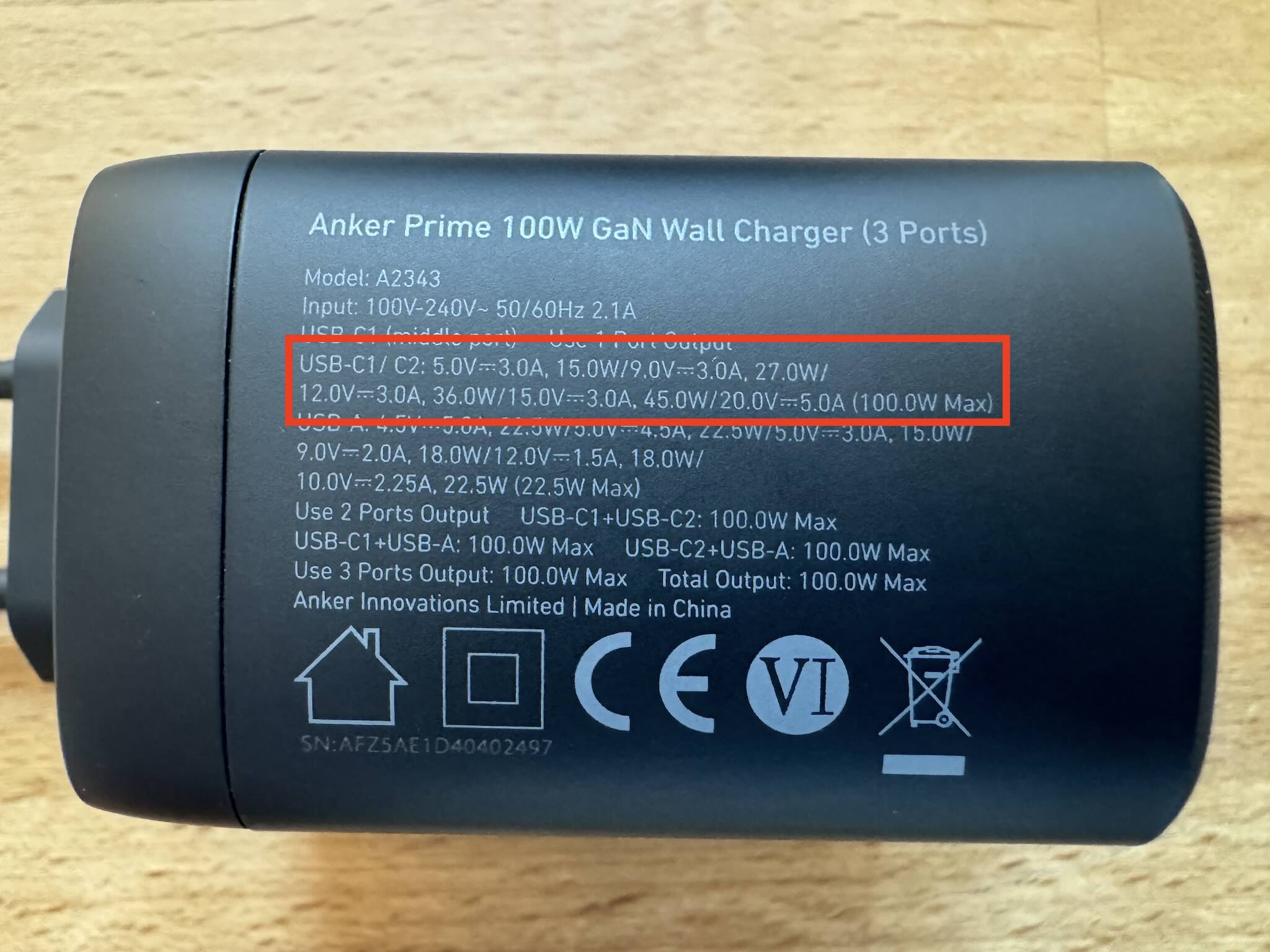 Anker Charger